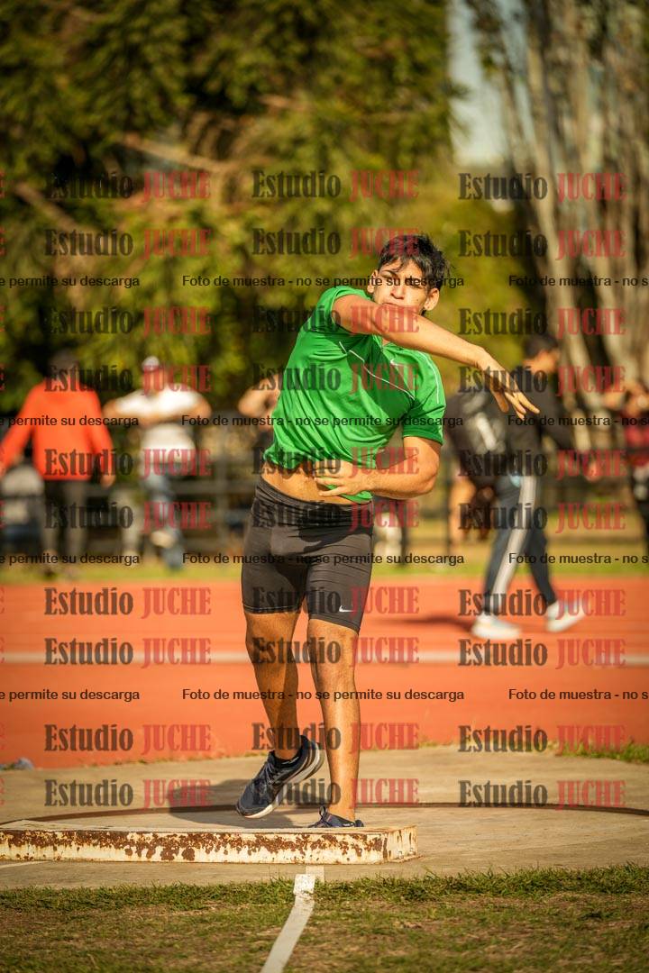 Fotos del lanzamiento de bala de varones