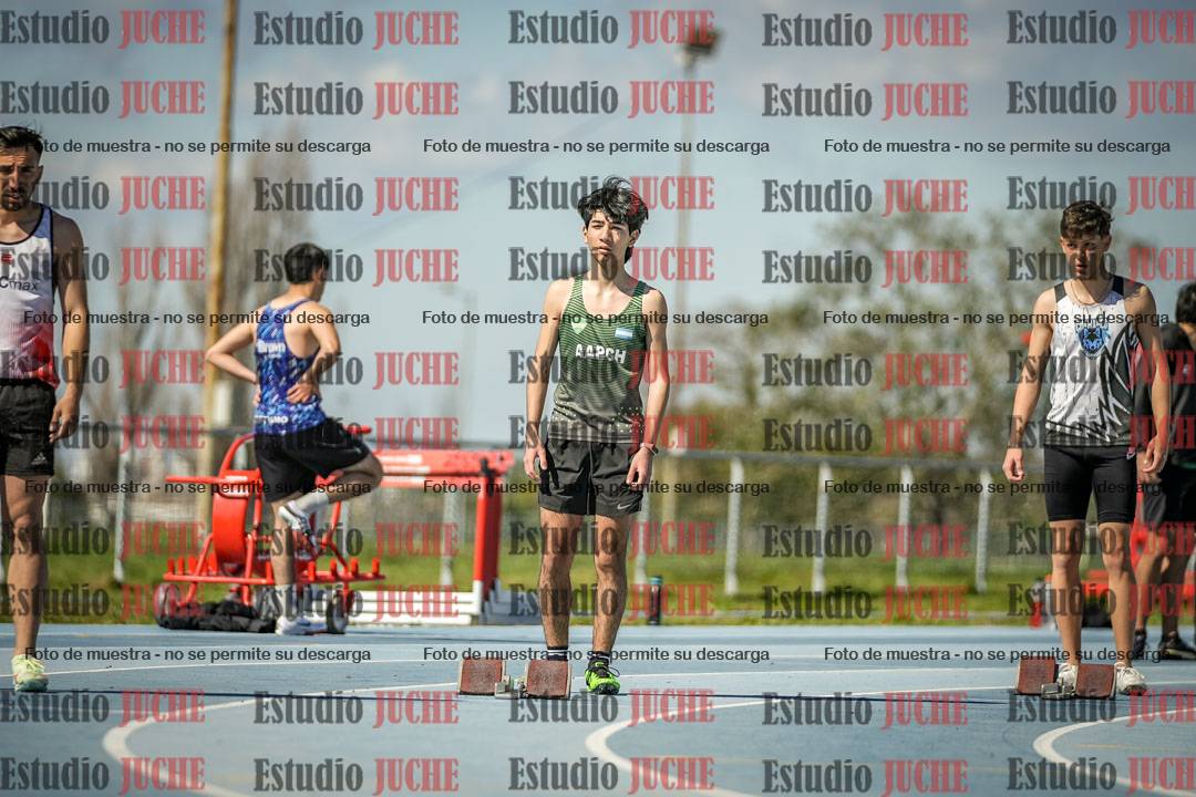 Fotos de los 200 m llanos de varones