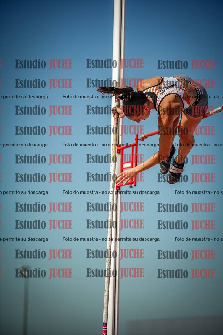 Fotos del salto con garrocha de mujeres y varones