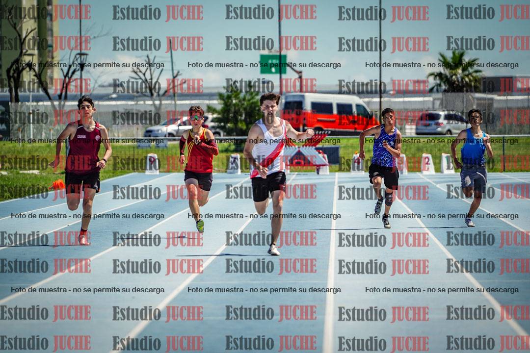 Fotos de los 200 m llanos de varones
