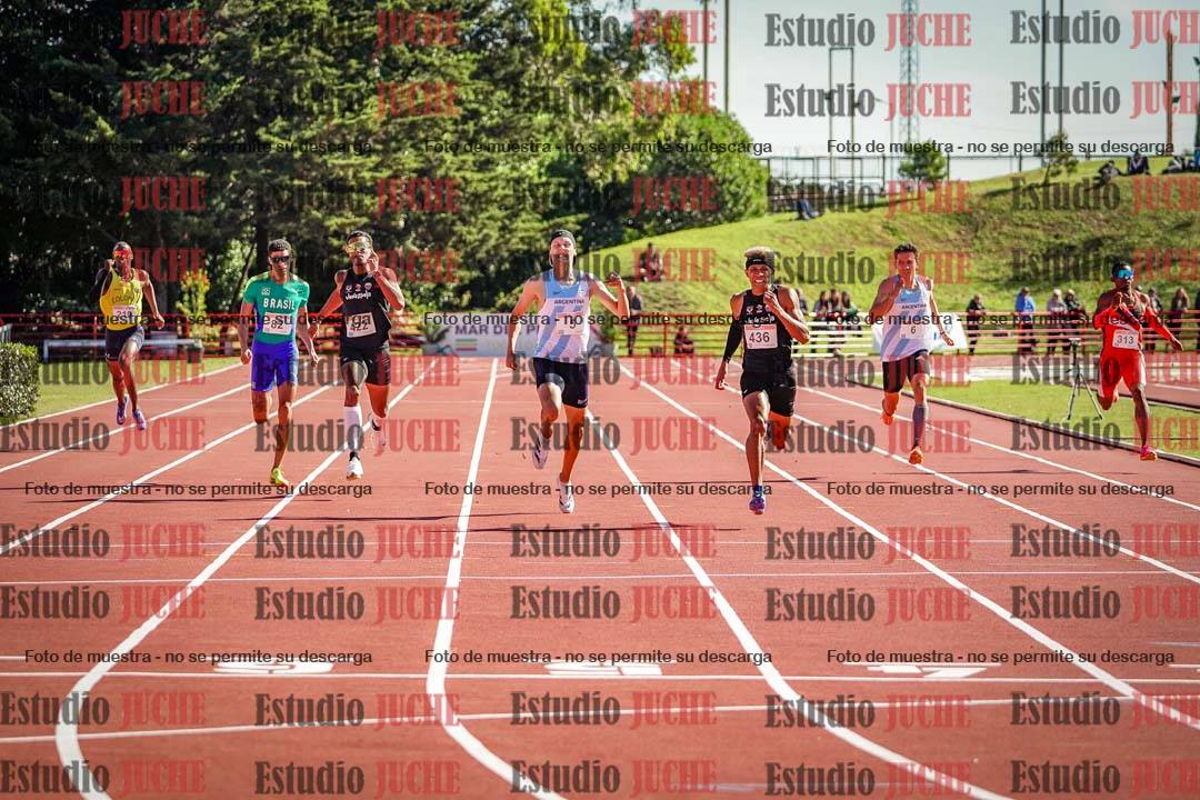 Fotos de los 400 m llanos de varones - FINAL