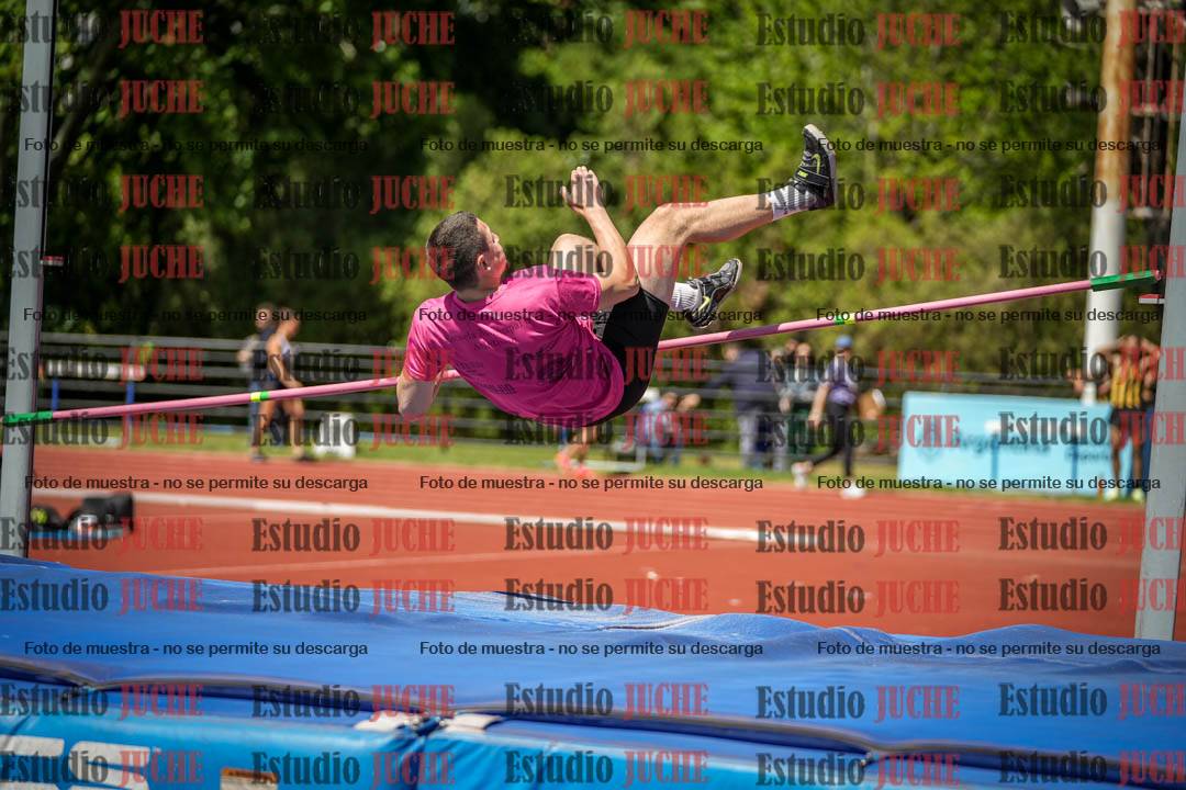 Fotos del salto en alto de varones