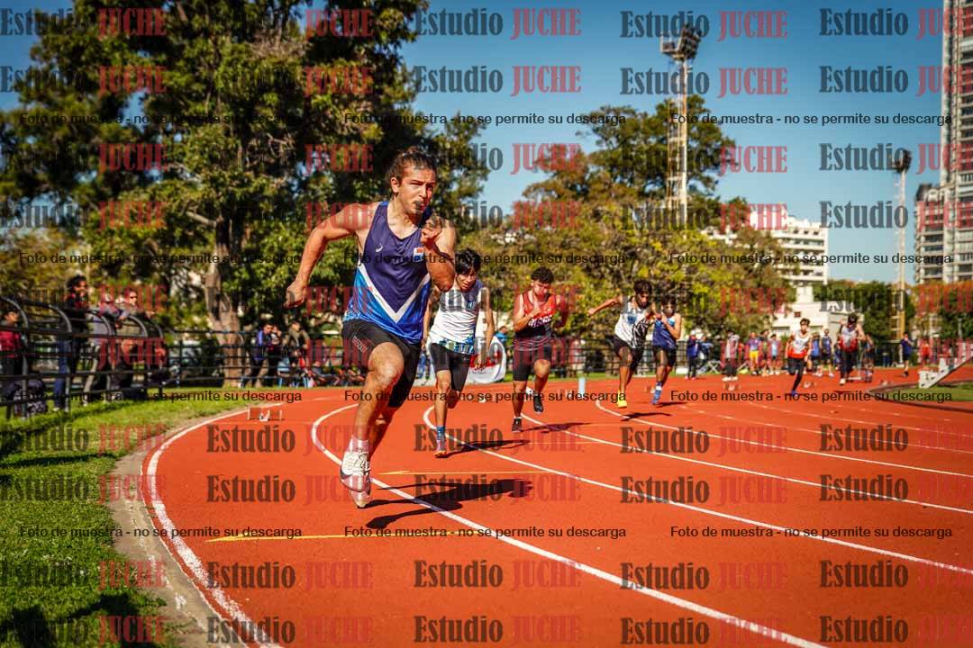Fotos de los 200 m llanos de varones