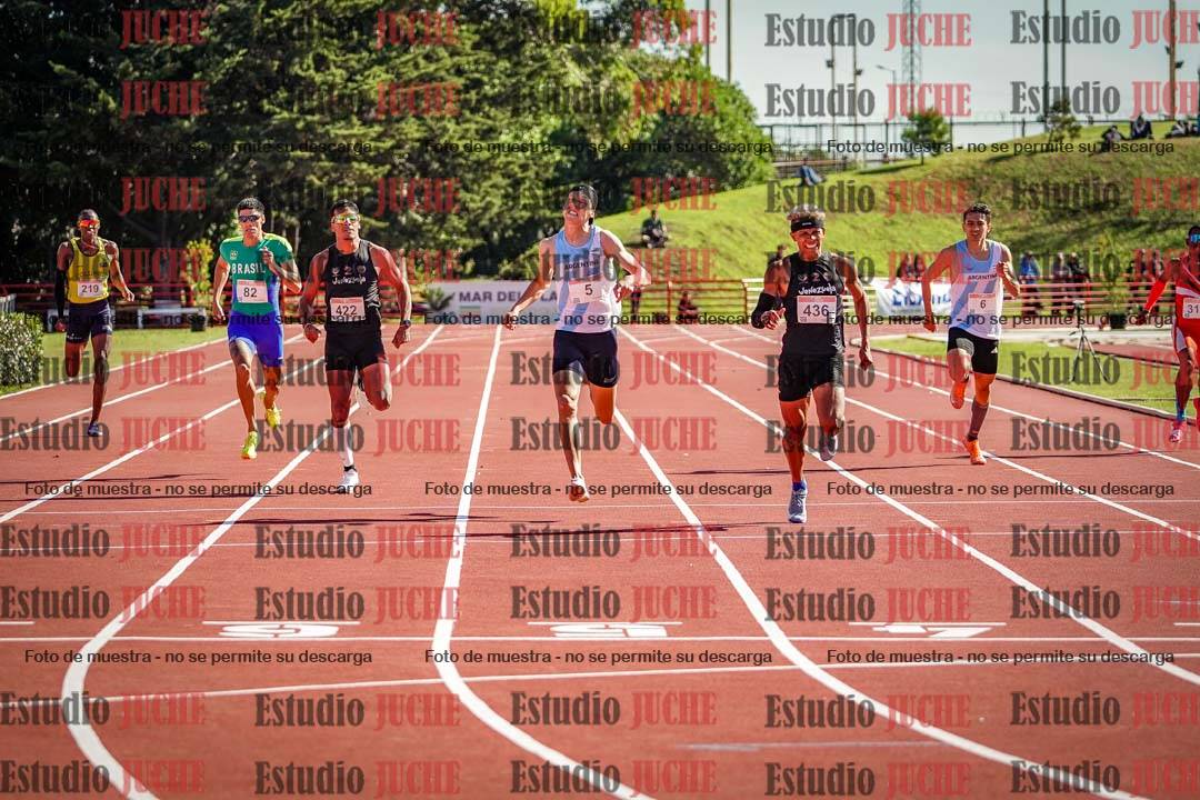 Fotos de los 400 m llanos de varones - FINAL