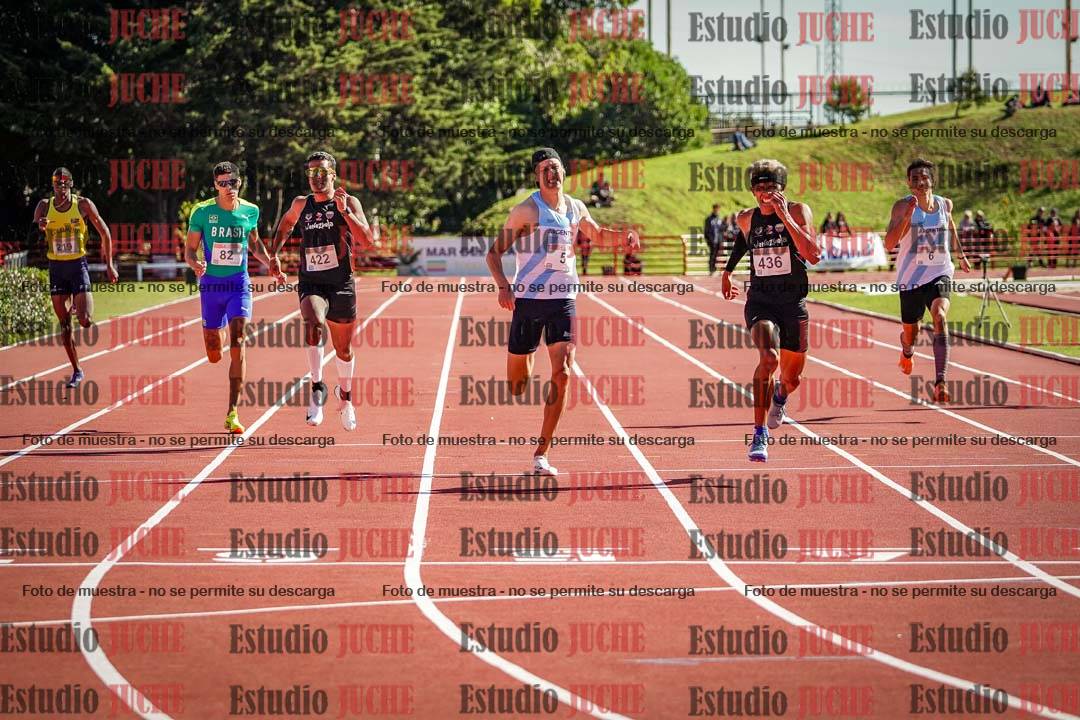 Fotos de los 400 m llanos de varones - FINAL