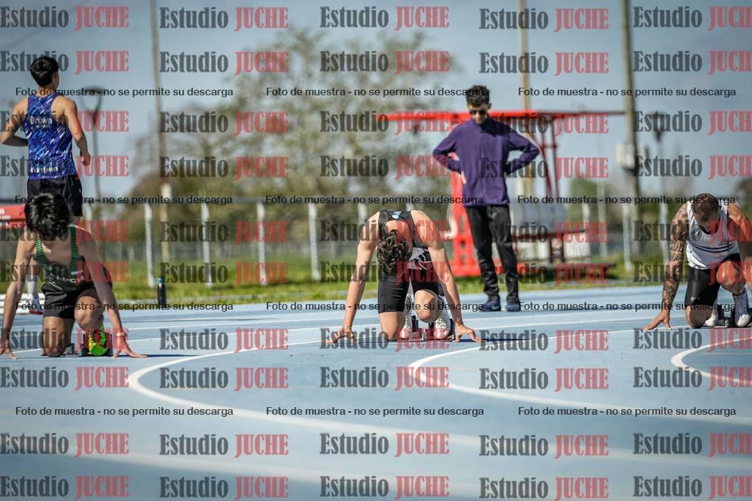 Fotos de los 200 m llanos de varones