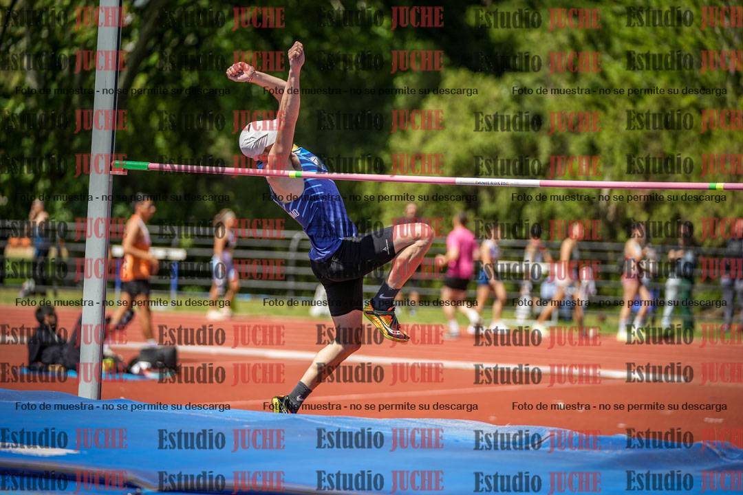 Fotos del salto en alto de varones