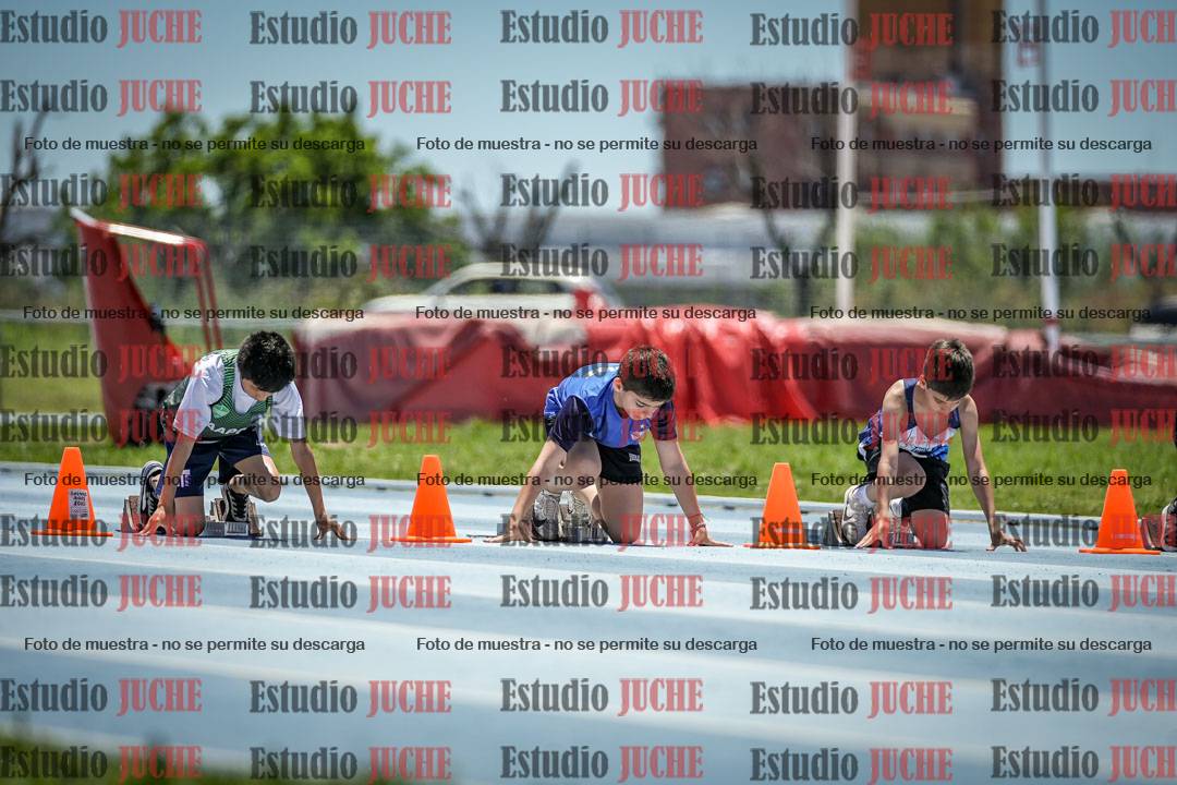 Fotos de los 50 m llanos de varones