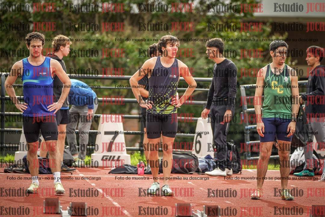 Fotos de los 100 m llanos de varones