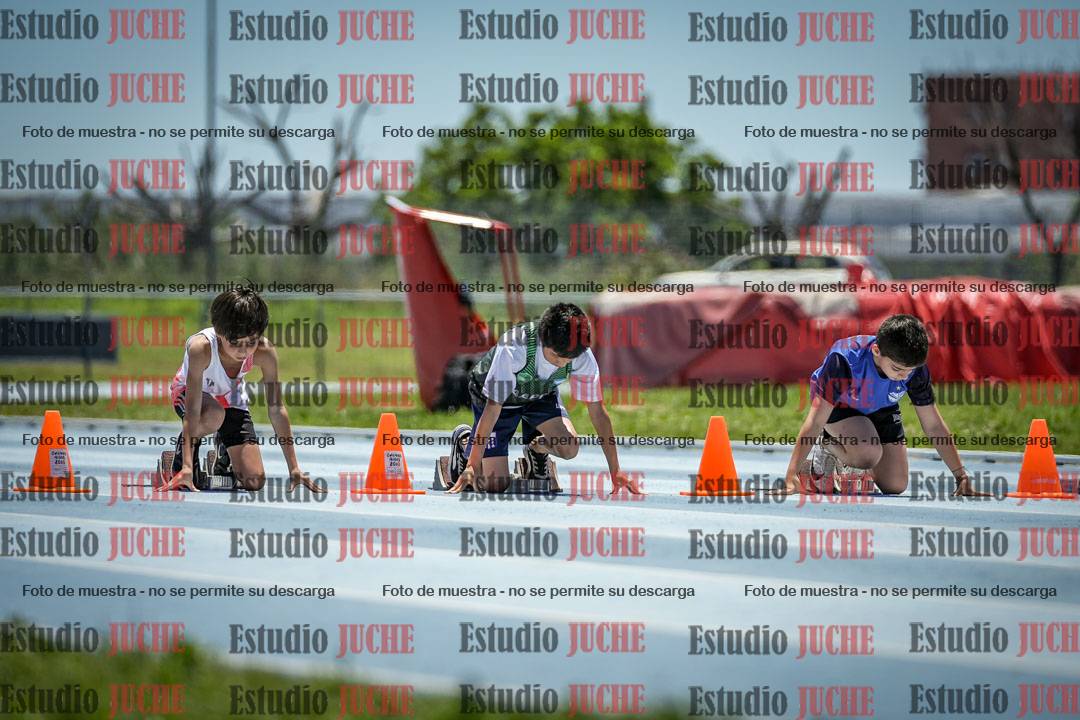 Fotos de los 50 m llanos de varones