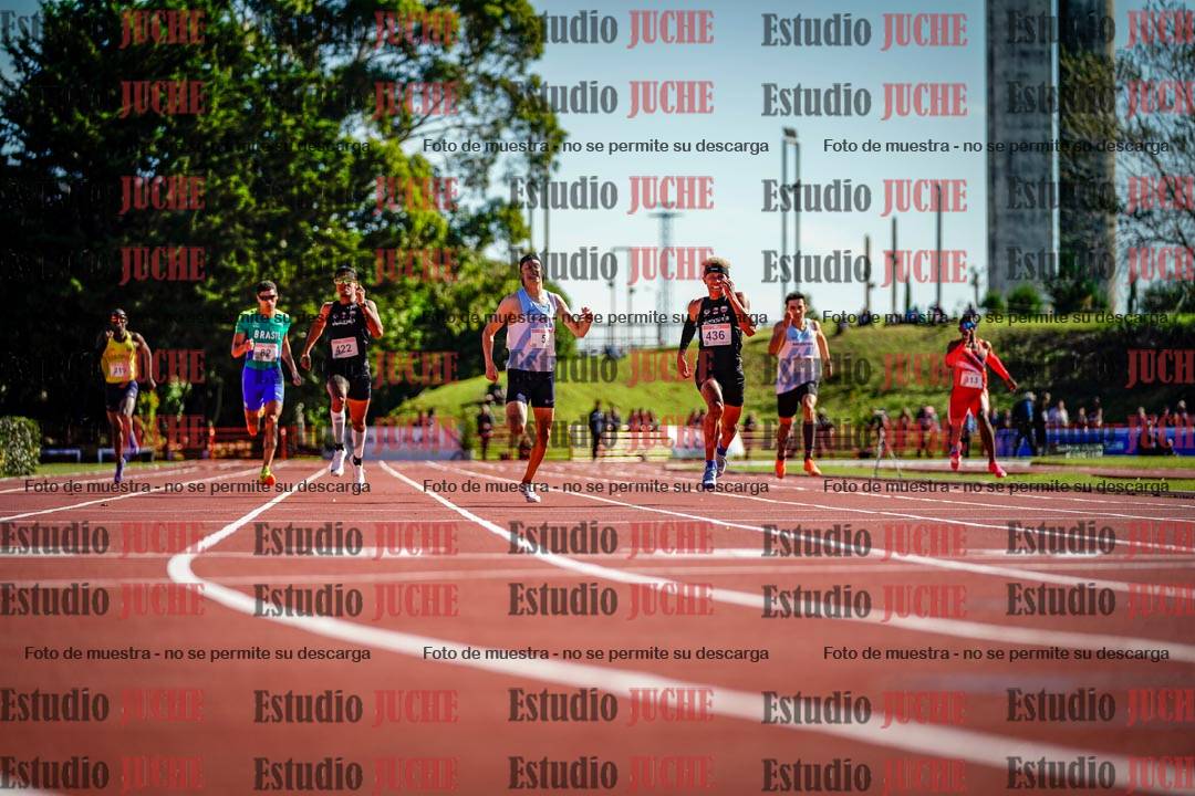 Fotos de los 400 m llanos de varones - FINAL