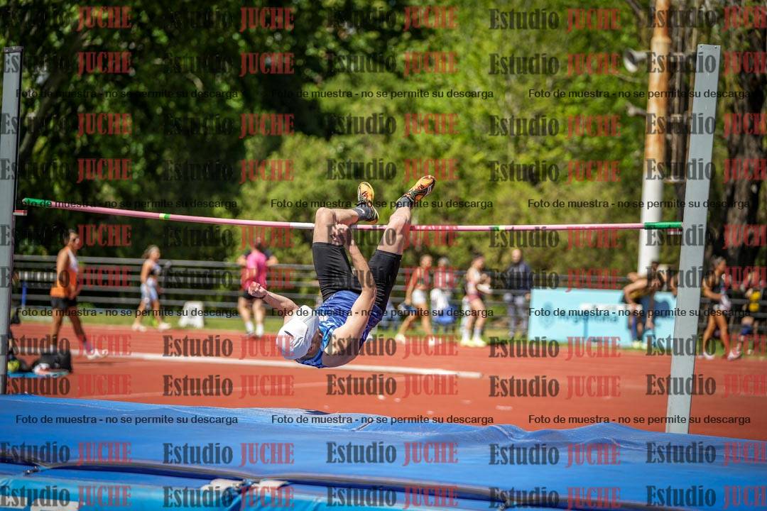 Fotos del salto en alto de varones