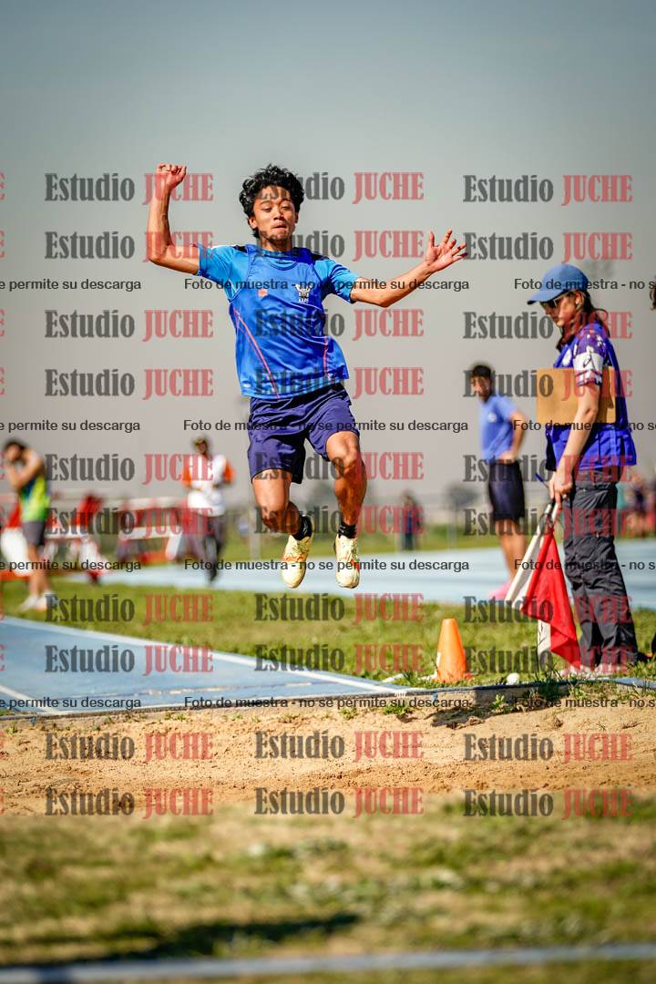 Fotos del salto en largo de varones