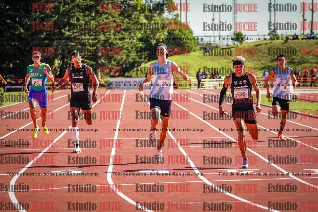 Fotos de los 400 m llanos de varones - FINAL