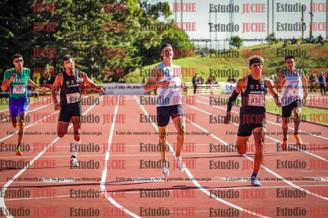 Fotos de los 400 m llanos de varones - FINAL