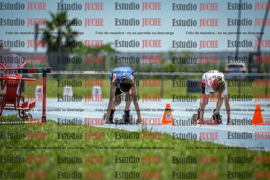 Fotos de los 50 m llanos de varones