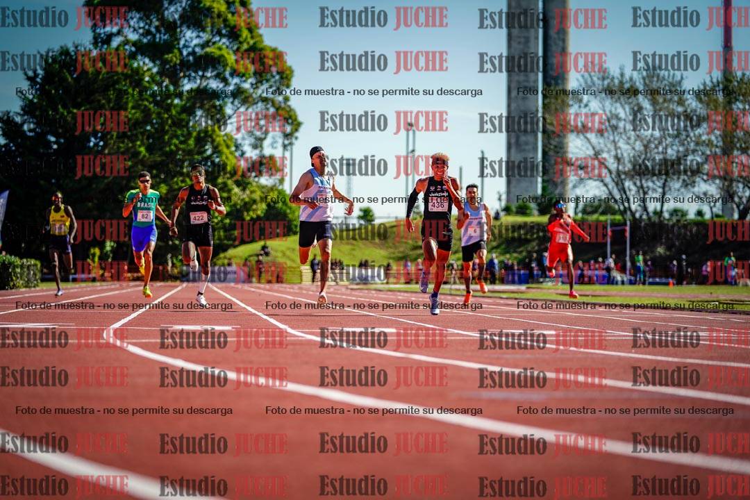 Fotos de los 400 m llanos de varones - FINAL