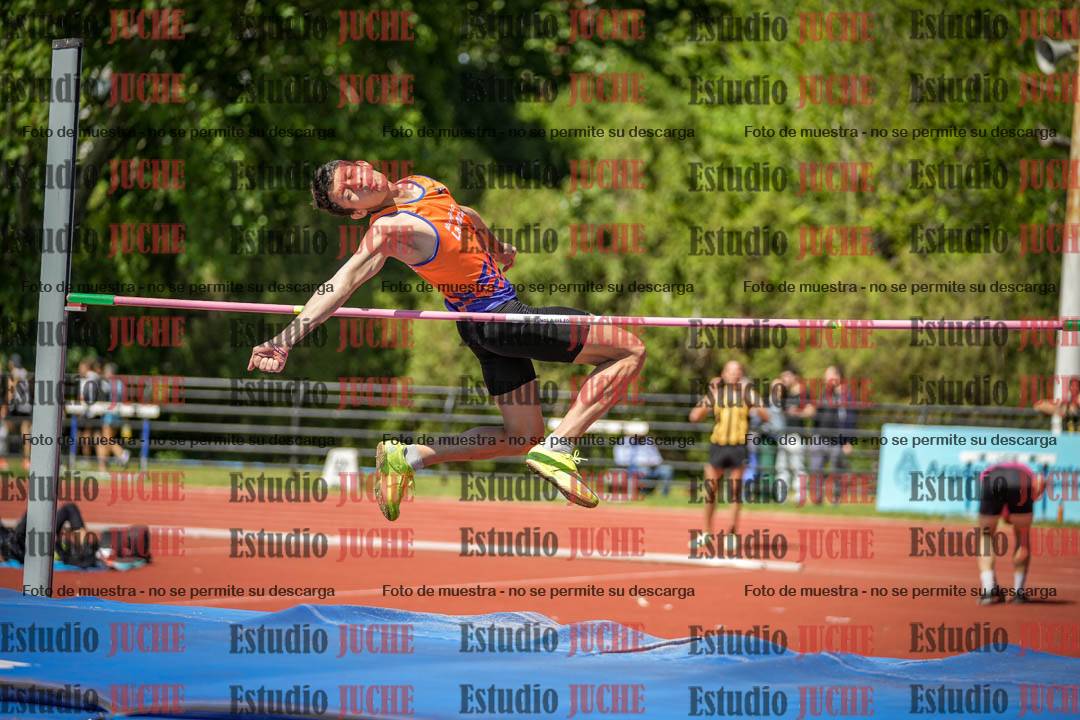 Fotos del salto en alto de varones