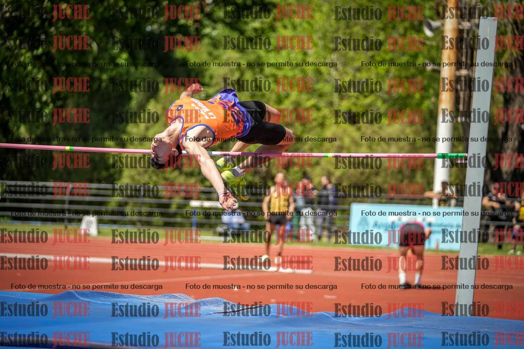 Fotos del salto en alto de varones