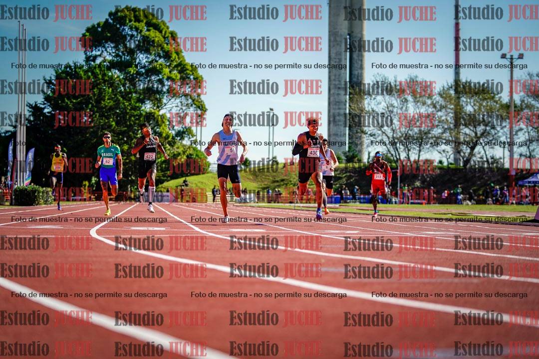 Fotos de los 400 m llanos de varones - FINAL