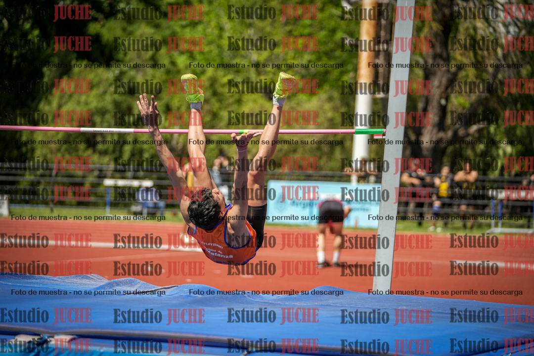 Fotos del salto en alto de varones