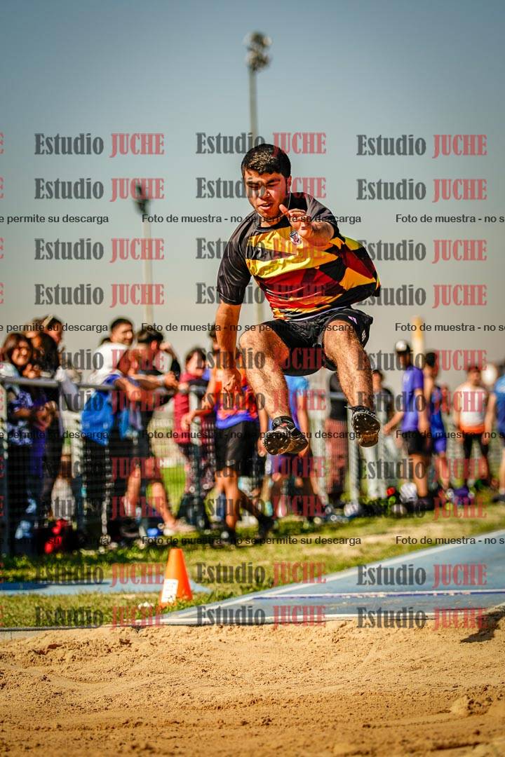 Fotos del salto en largo de varones