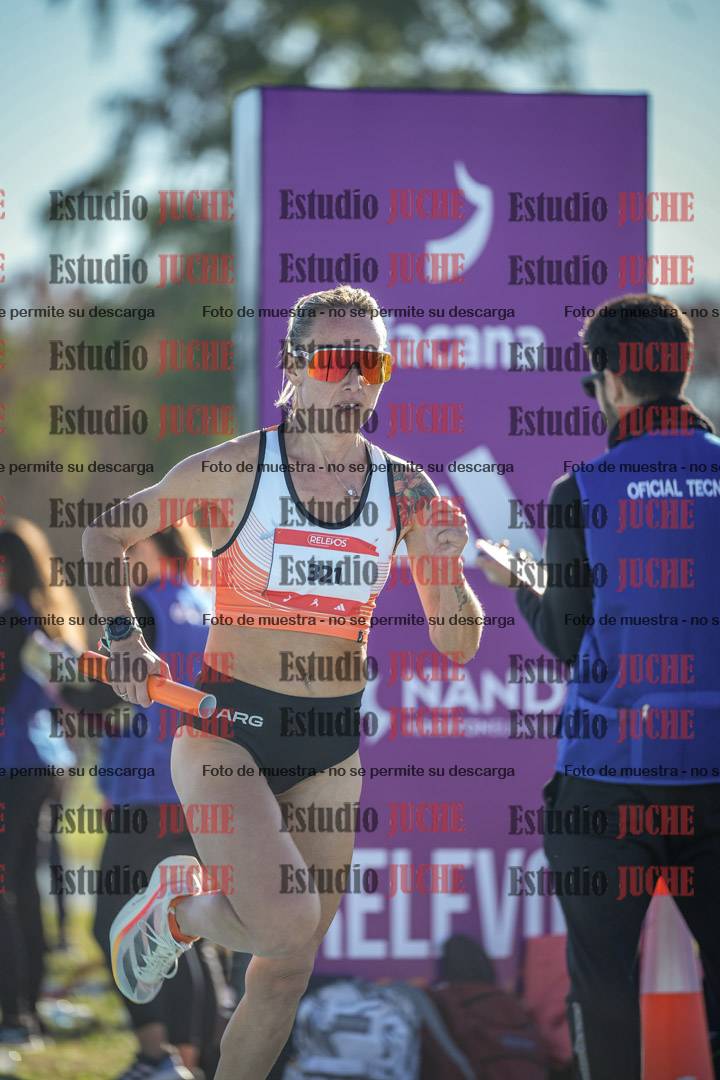 Fotos durante los relevos