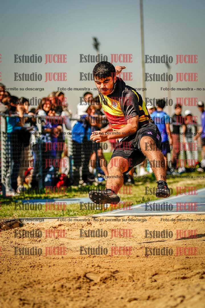 Fotos del salto en largo de varones