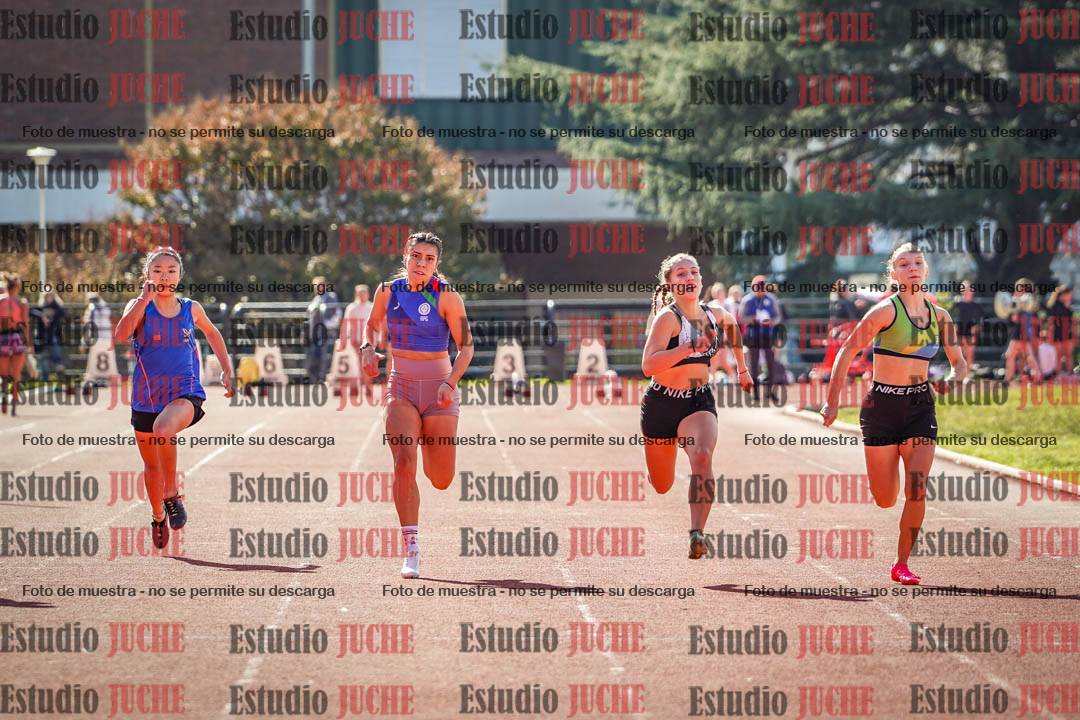 Fotos de los 100 m llanos de mujeres
