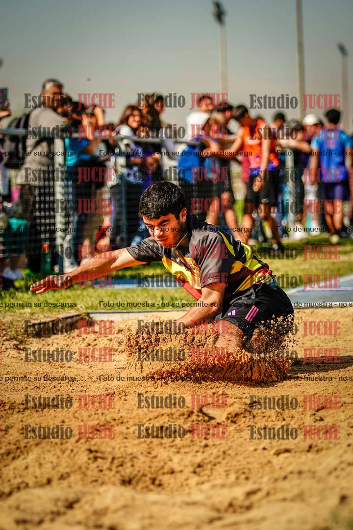 Fotos del salto en largo de varones