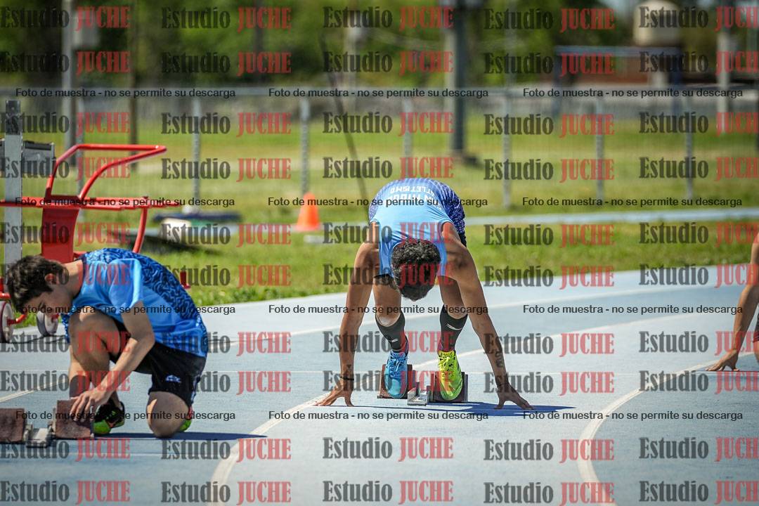 Fotos de los 200 m llanos de varones
