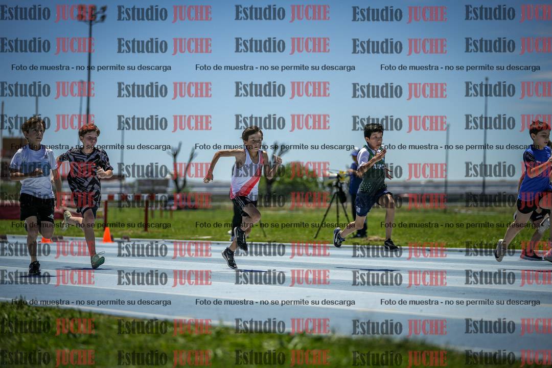 Fotos de los 50 m llanos de varones