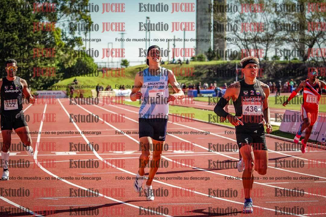 Fotos de los 400 m llanos de varones - FINAL