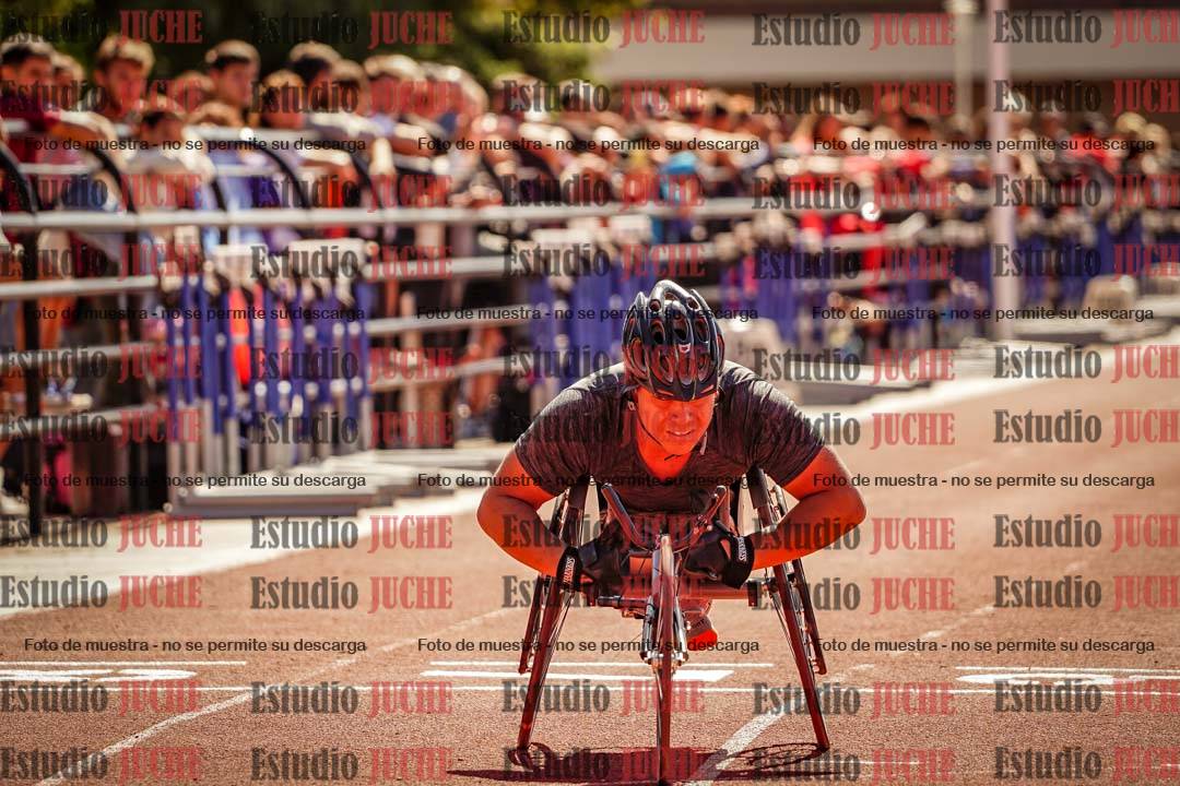 Fotos de los 100 m llanos de varones