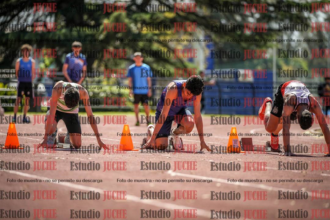 Fotos de los 80 m llanos de varones