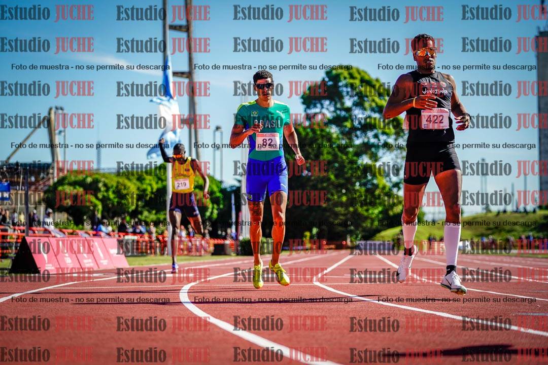 Fotos de los 400 m llanos de varones - FINAL