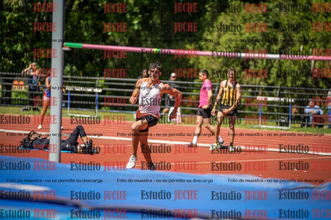 Fotos del salto en alto de varones
