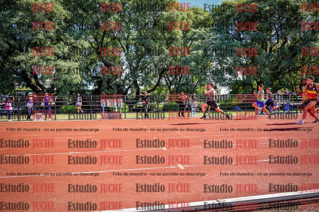 Fotos de los 100 m llanos de varones