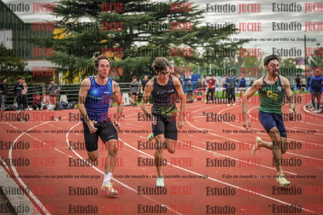 Fotos de los 100 m llanos de varones
