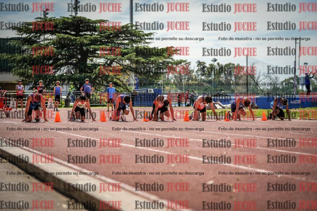 Fotos de los 80 m llanos de varones