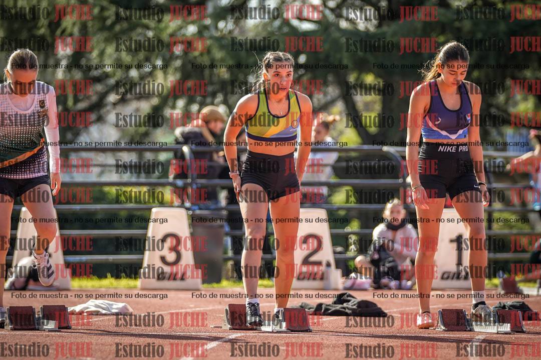 Fotos de los 100 m llanos de mujeres
