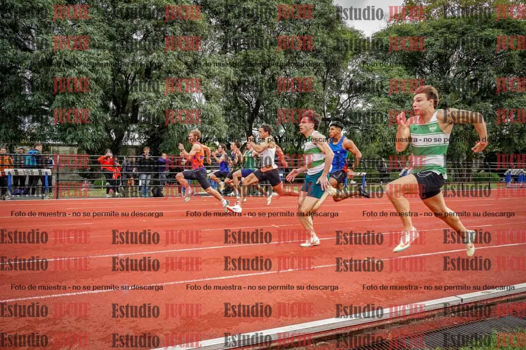 Fotos de los 100 m llanos de varones