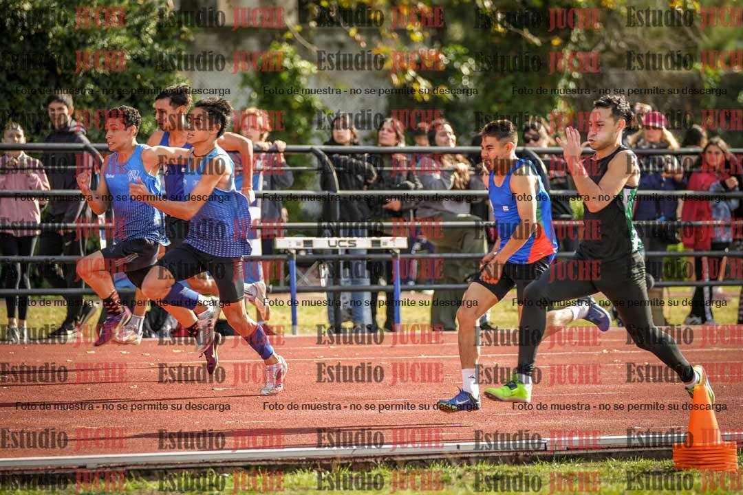 Fotos de los 100 m llanos de varones