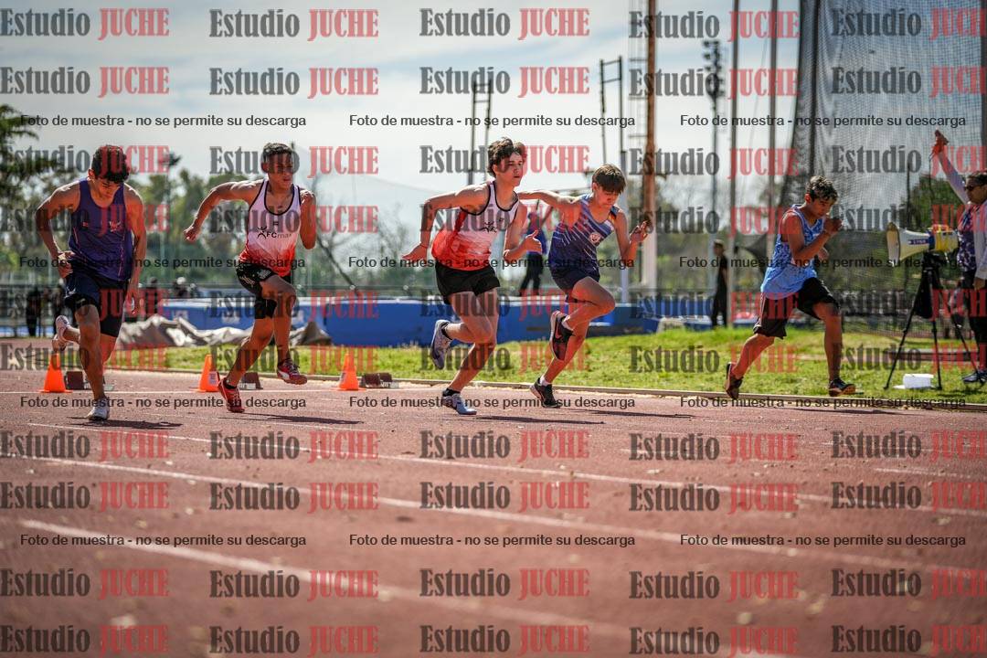 Fotos de los 80 m llanos de varones