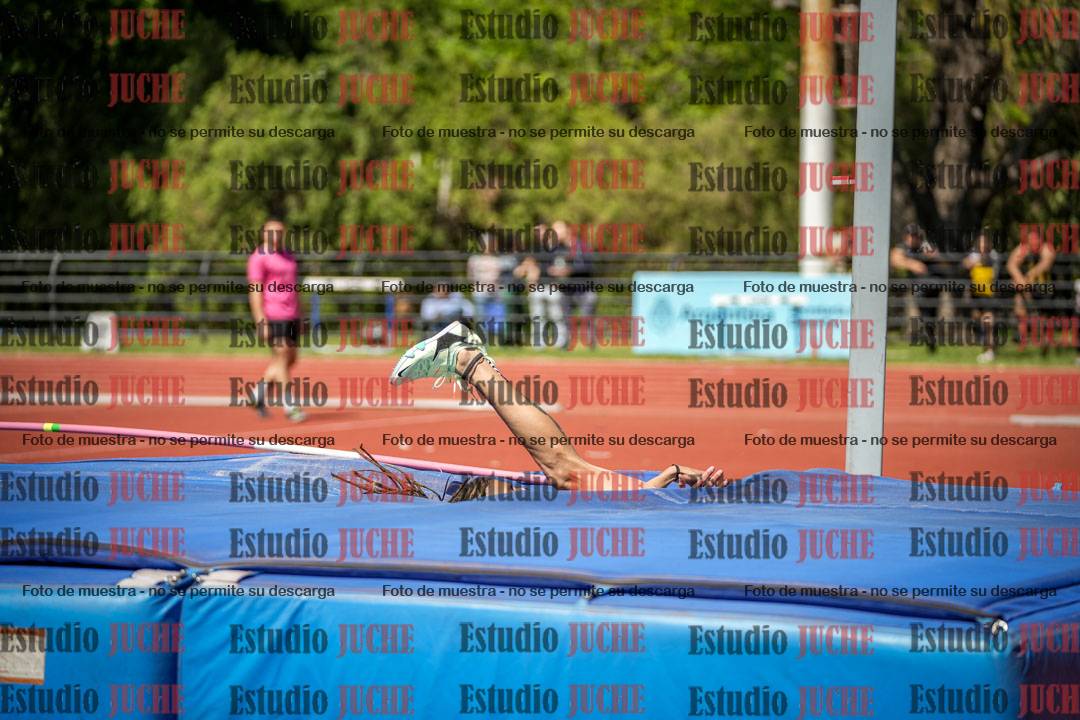 Fotos del salto en alto de varones