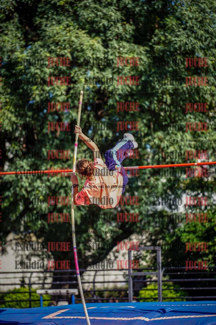 Fotos del salto con garrocha de mujeres y varones