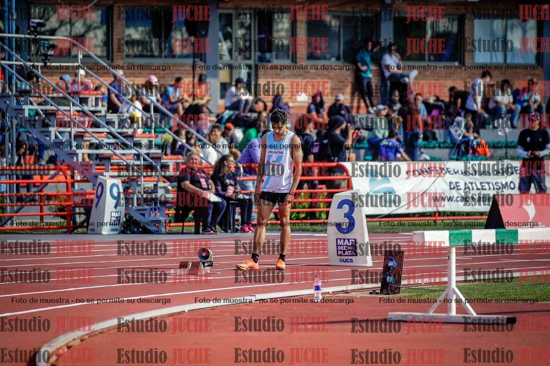 Fotos de los 400 m llanos de varones