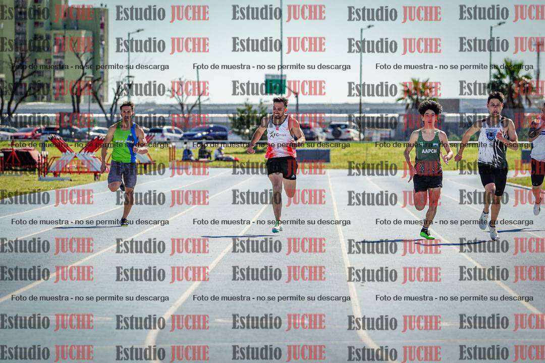 Fotos de los 200 m llanos de varones