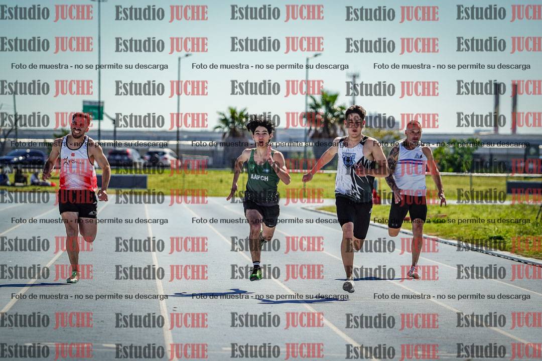 Fotos de los 200 m llanos de varones