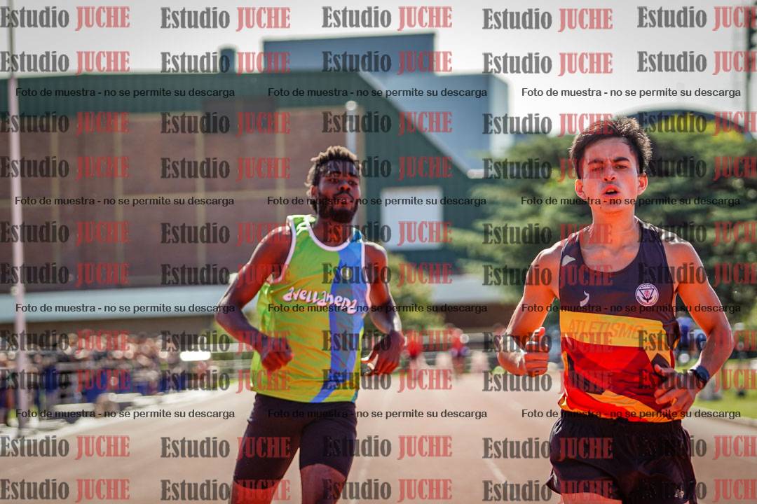 Fotos de los 100 m llanos de varones